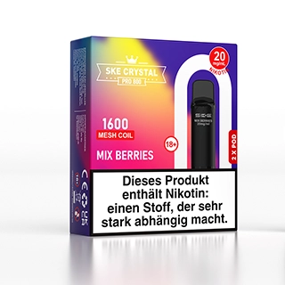 SKE Crystal 800 Pro Pod - Mix Berries - 2Pcs