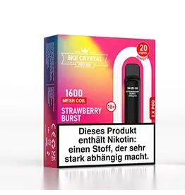 SKE Crystal 800 Pro Pod - Strawberry Burst - 2Pcs