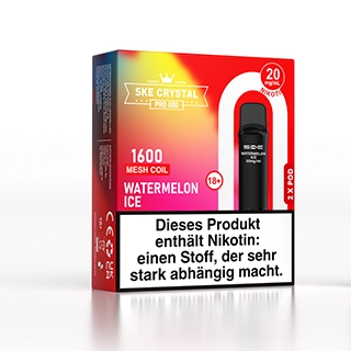 SKE Crystal 800 Pro Pod - Watermelon Ice - 2Pcs