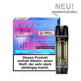 Lovesticks - Luva & Co Pods - Blue Raspberry Lemon - 2Pcs