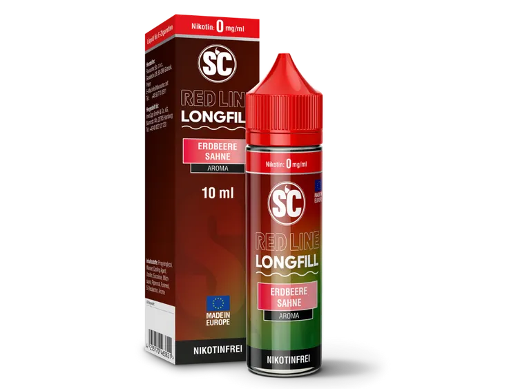 SC - Red Line - Aroma Erdbeere Sahne 10 ml