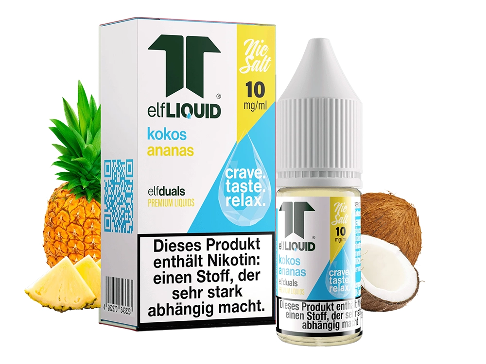 Elf-Liquid - Single - Kokos Ananas - Nikotinsalz Liquid
