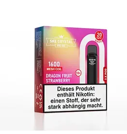 SKE Crystal 800 Pro Pod - Dragon Fruit Strawberry - 2Pcs