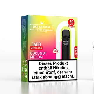 SKE Crystal 800 Pro Pod - Coconut Blueberry - 2Pcs