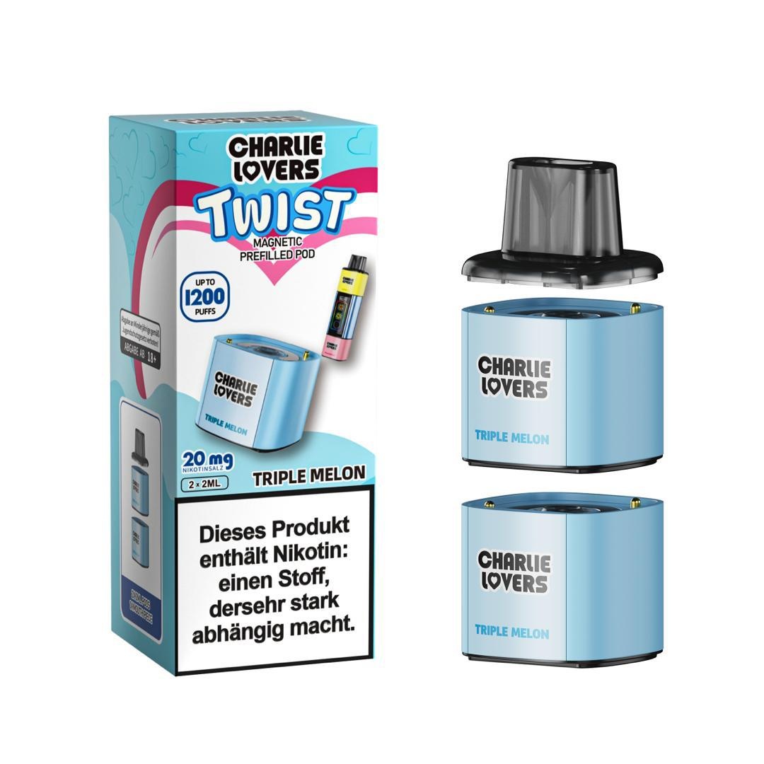 Charlie Lovers TWIST Pods - TRIPLE MELON - 2St