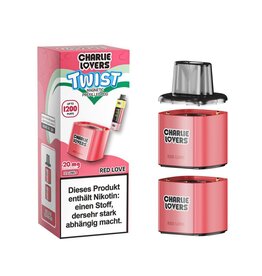 Charlie Lovers TWIST Pods - RED LOVE - 2St
