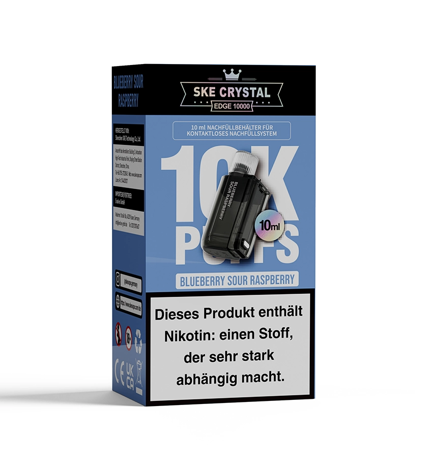 SKE CRYSTAL EDGE 10000 - Blueberry Sour Raspberry - 10ml
