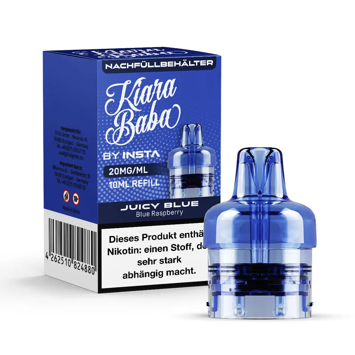 Kiara Baba 10K - Pod -  Juicy Blue - 10ml