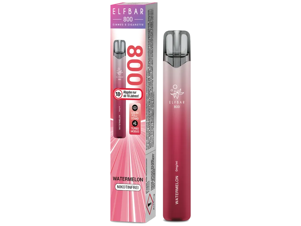 Elfbar 800 Einweg Vape - Watermelon - Nikotinfrei