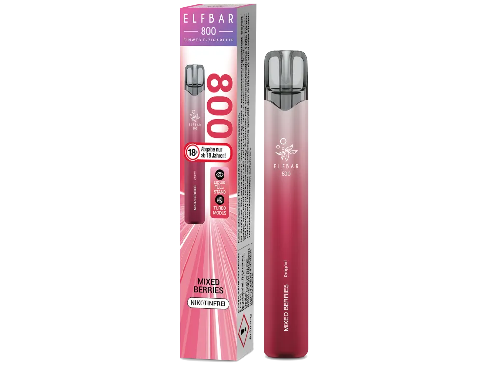 Elfbar 800 Einweg Vape - Mixed Berries - Nikotinfrei