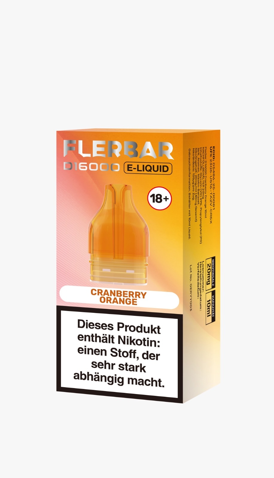 Flerbar - D16000 Flerbar - Cranberry Orange - 10ml