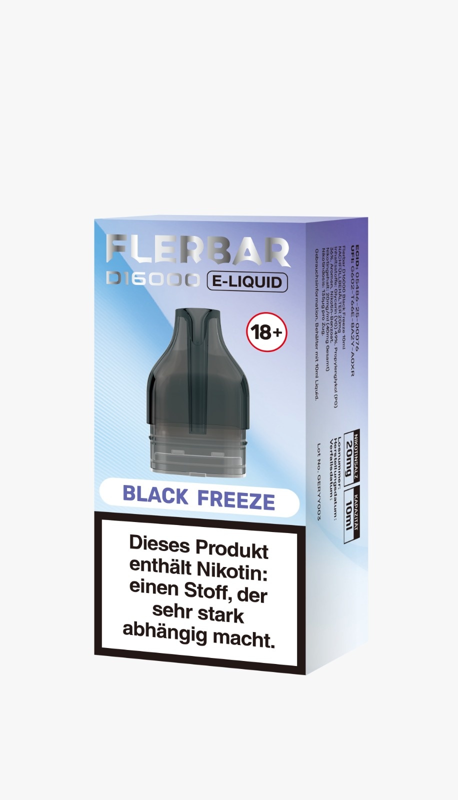 Flerbar - D16000 Black Freeze - 10ml
