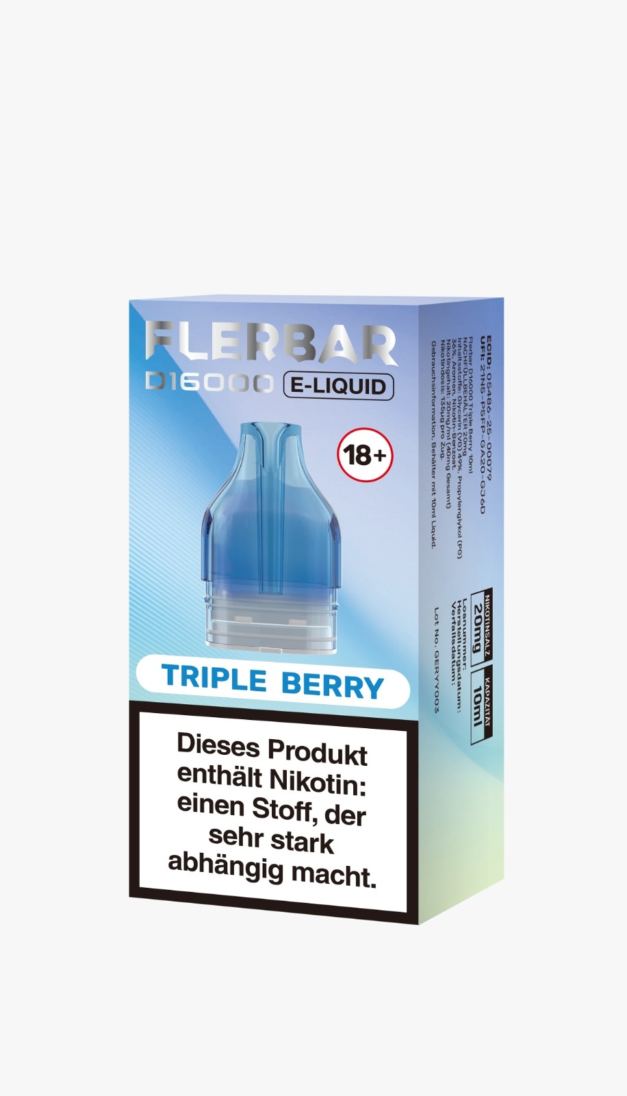 Flerbar - D16000 Flerbar - Triple Berry - 10ml