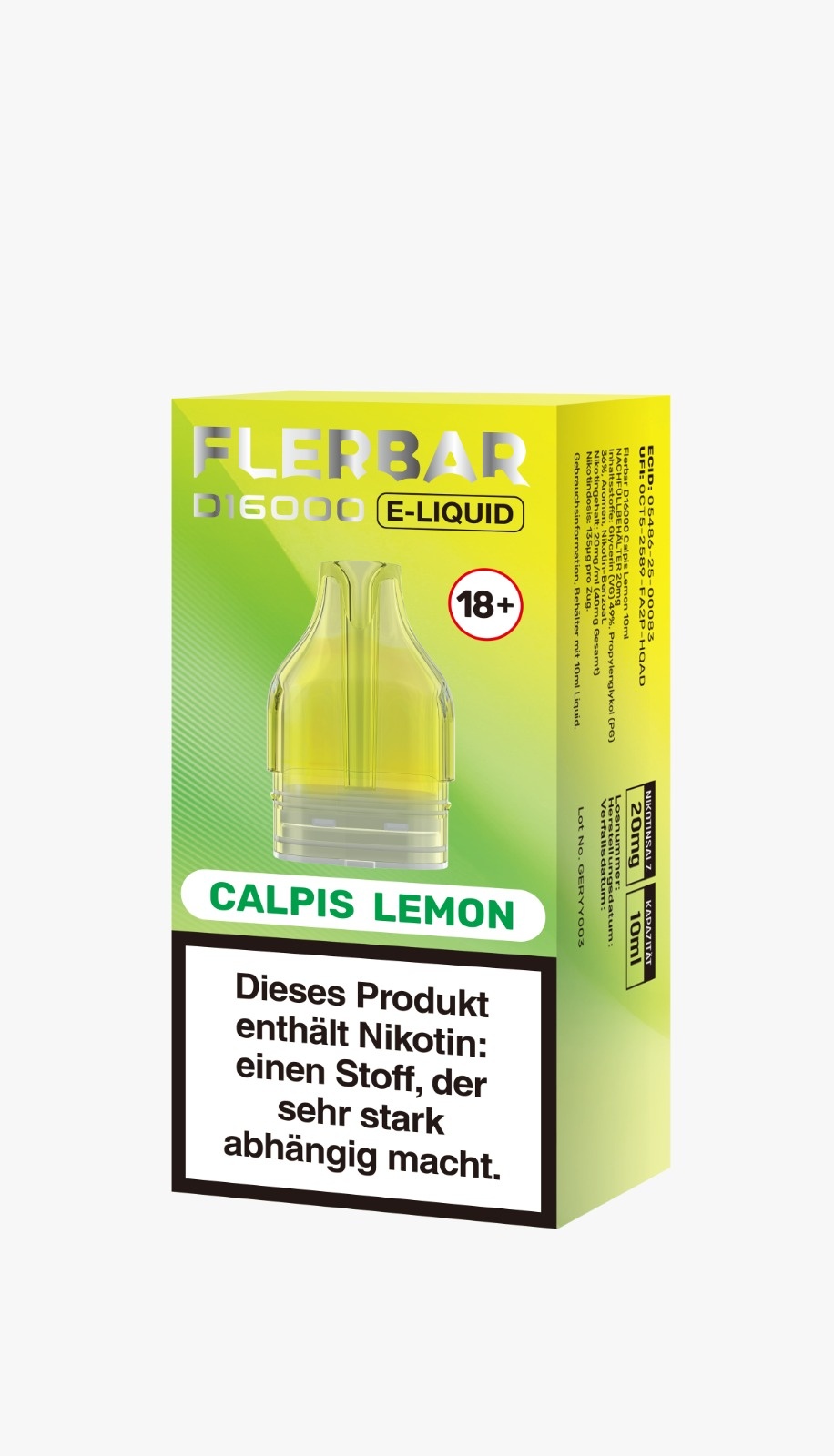 Flerbar - D16000 Flerbar - Calpis Lemon - 10ml