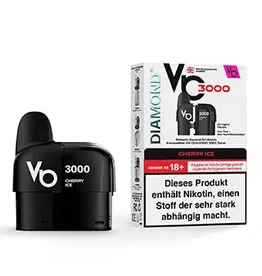 Vapes Bars Diamond 3000 Pods - Cherry Ice -  2ML + 3ML
