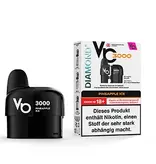 Vapes Bars Diamond 3000 Pods - Pineapple Ice -  2ML + 3ML