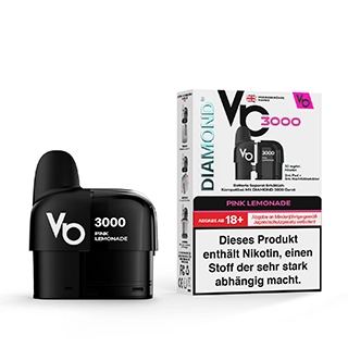 Vapes Bars Diamond 3000 Pods - Pink Lemonade -  2ML + 3ML