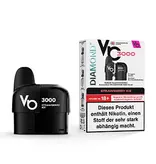 Vapes Bars Diamond 3000 Pods - Strawberry Ice -  2ML + 3ML