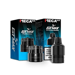 MegaBar - GT MAX 15k Pod Blue Razz Lemonade - 10ML + 1.1Ω Pod