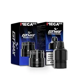 MegaBar - GT MAX 15k Pod Blueberry Sour Raspberry - 10ML + 1.1Ω Pod