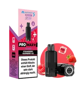 Hayati Pro Max Plus - 15k - Pod Set Strawberry Raspberry Ice