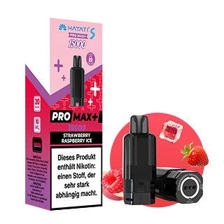 Hayati Pro Max Plus - 15k - Pod Set Strawberry Raspberry Ice