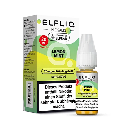 ELFLIQ - Lemon Mint - Nikotinsalz Liquid