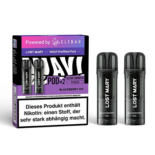 Lost Mary - Wavi Pod - by Elfbar - Blackberry Ice - 2Pcs