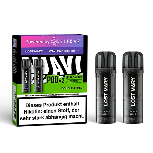 Lost Mary - Wavi Pod - by Elfbar -  Double Apple - 2Pcs