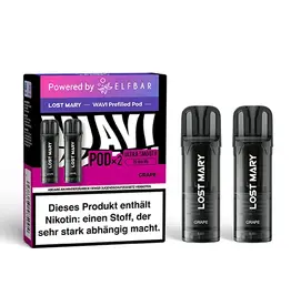 Lost Mary Lost Mary - Wavi Pod -  Grape - 2Pcs