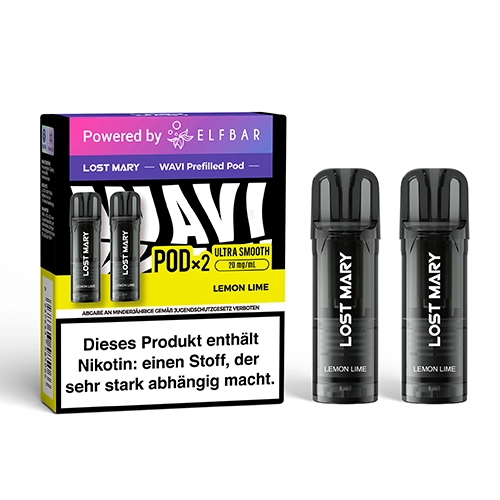 Lost Mary Lost Mary - Wavi Pod - by Elfbar -  Lemon Lime - 2Pcs