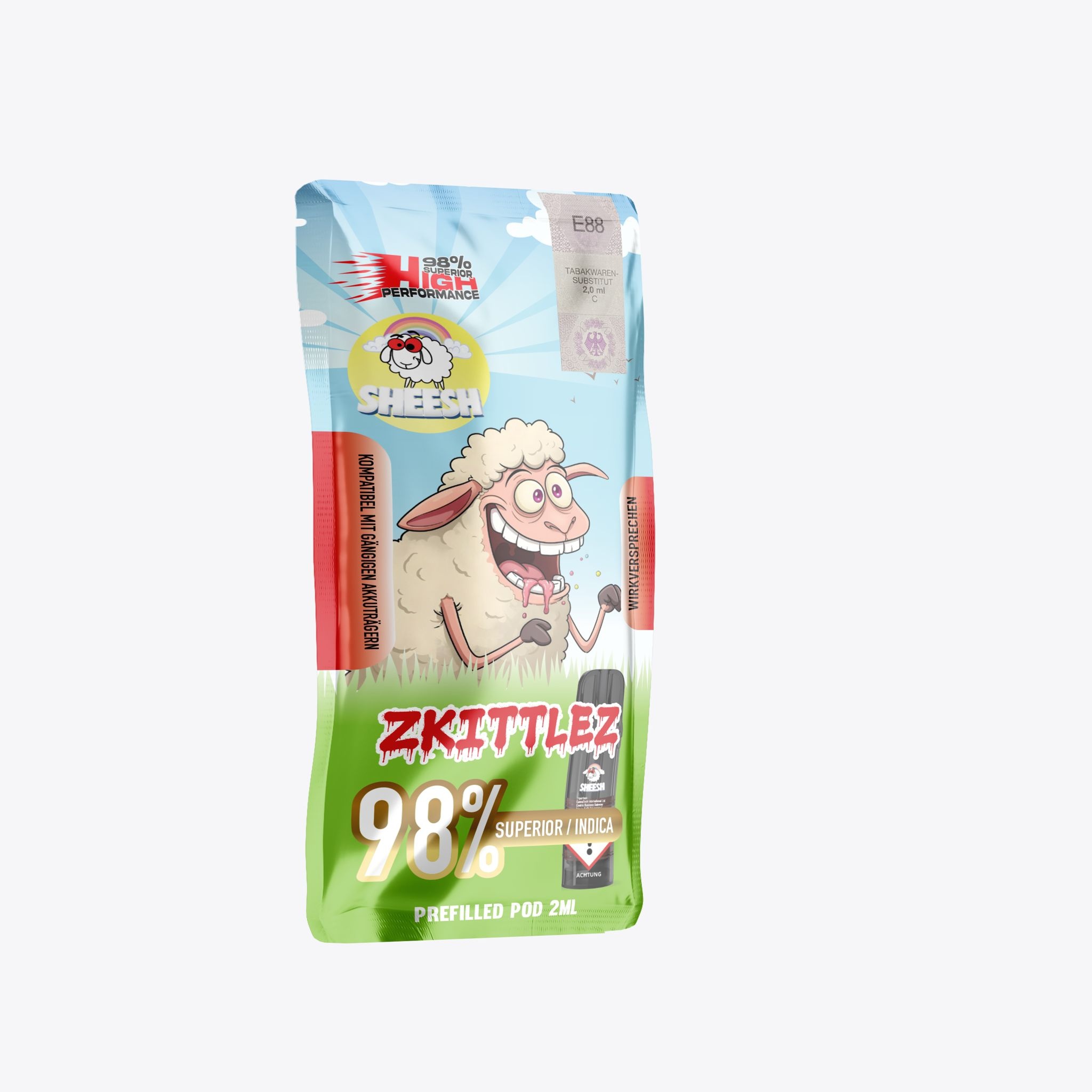 Sheesh Pod | 96% Superior Blend | Zkittlez