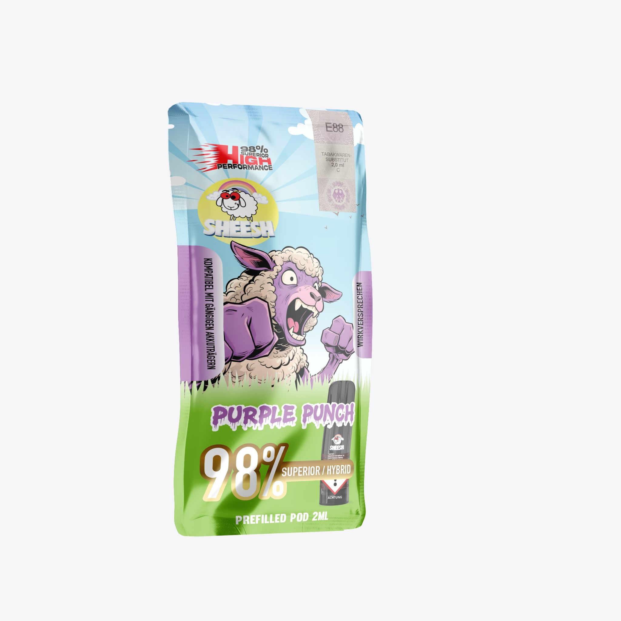 Sheesh Pod | 96% Superior Blend | Purple Punch