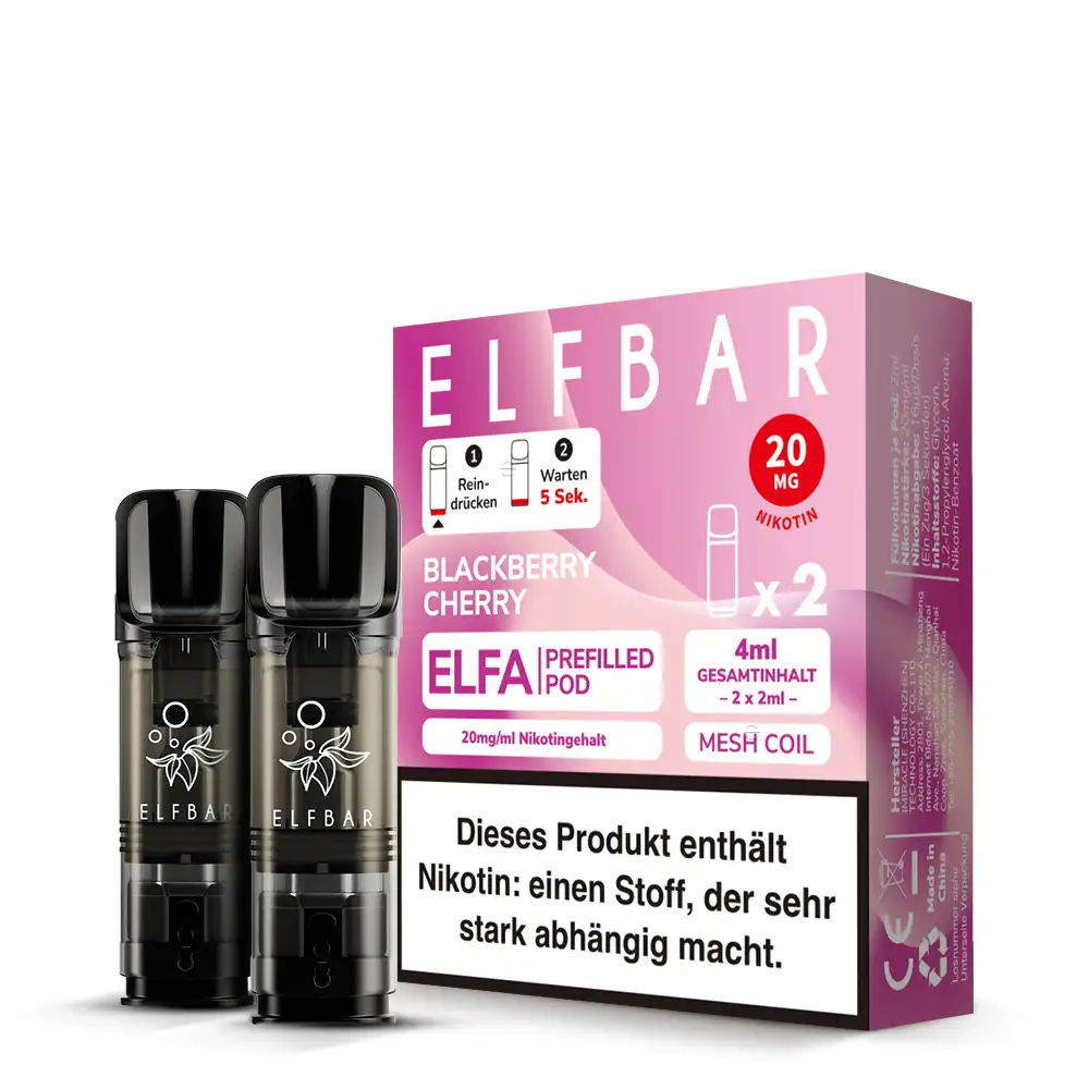 Elfbar ELFA Pods Blackberry Cherry – für Elfbar ELFA Devices