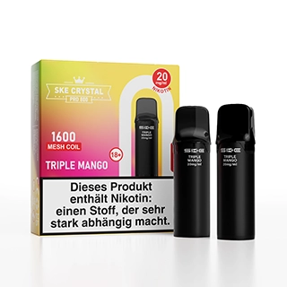 SKE Crystal 800 Pro Pod - triple Mango - 2Pcs Kaufen ?