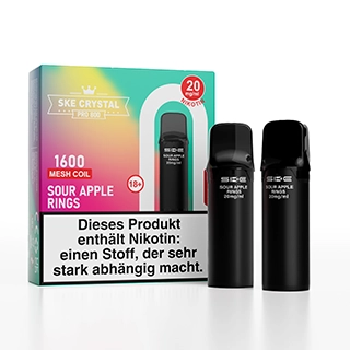 SKE Crystal 800 Pro Pod - Sour Apple Rings - 2Pcs kaufen