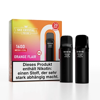 SKE Crystal 800 Pro Pod - Orange Flair - 2Pcs kaufen