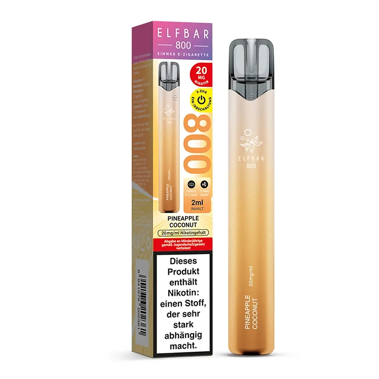 Elfbar 800 Pineapple Coconut 20 mg kaufen – Einweg Vape