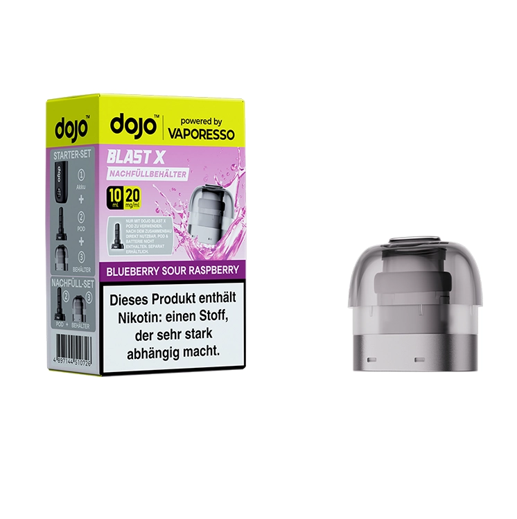 Vaporesso Dojo Blast X 10 ml Pod kaufen – Blueberry Sour Raspberry