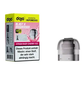 Vaporesso - Dojo Blast X - 10ml Pod - Straw-Raspberry Cherry Ice