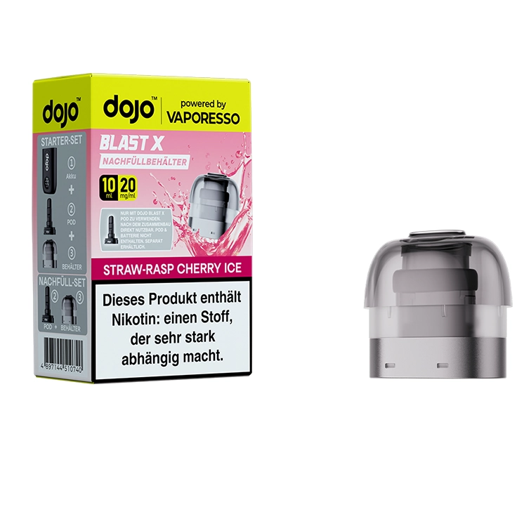 Vaporesso Dojo Blast X 10 ml Pod kaufen – Straw Raspberry Cherry Ice