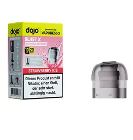 Vaporesso - Dojo Blast X - 10ml Pod - Strawberry Ice