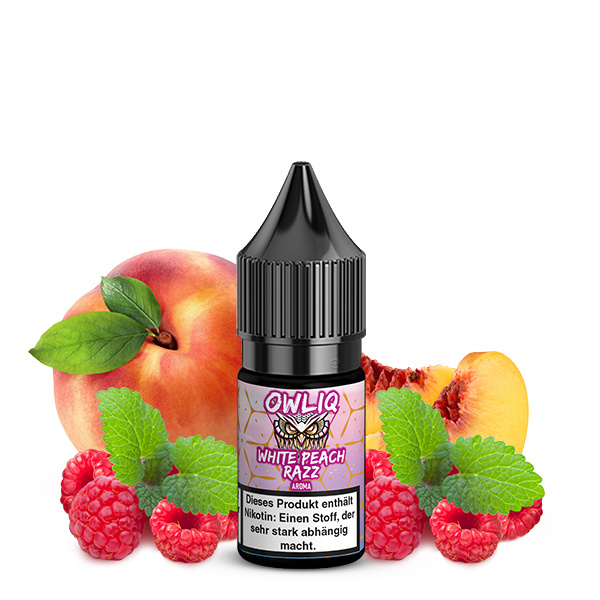 OWLIQ - White Peach Razz - Nikotinsalz 10 ml