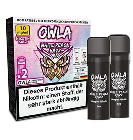 OWLA Prefilled Pod - White Peach Razz - 2Stk