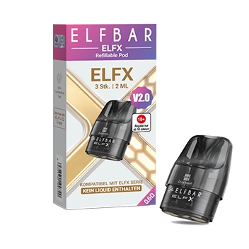 Elfbar ELFX Pod V2.0 - 2ML kaufen – Pods für ELFBAR ELFX Systeme