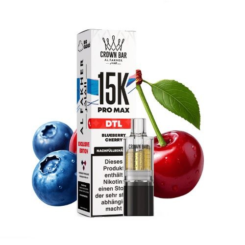 Al Fakher Pro Max 15 Pod Blueberry Cherry - 15.000 Puff