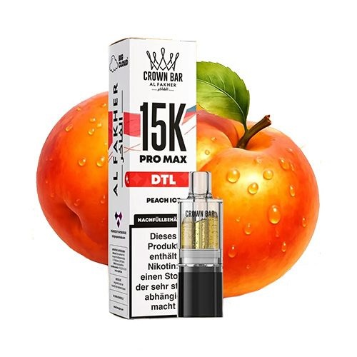 Al Fakher Pro Max 15 Pod Peach Ice - 15.000 Puff