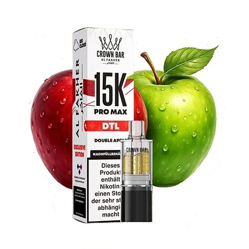 Al Fakher Pro Max 15 Pod Two Apple - 15.000 Puff