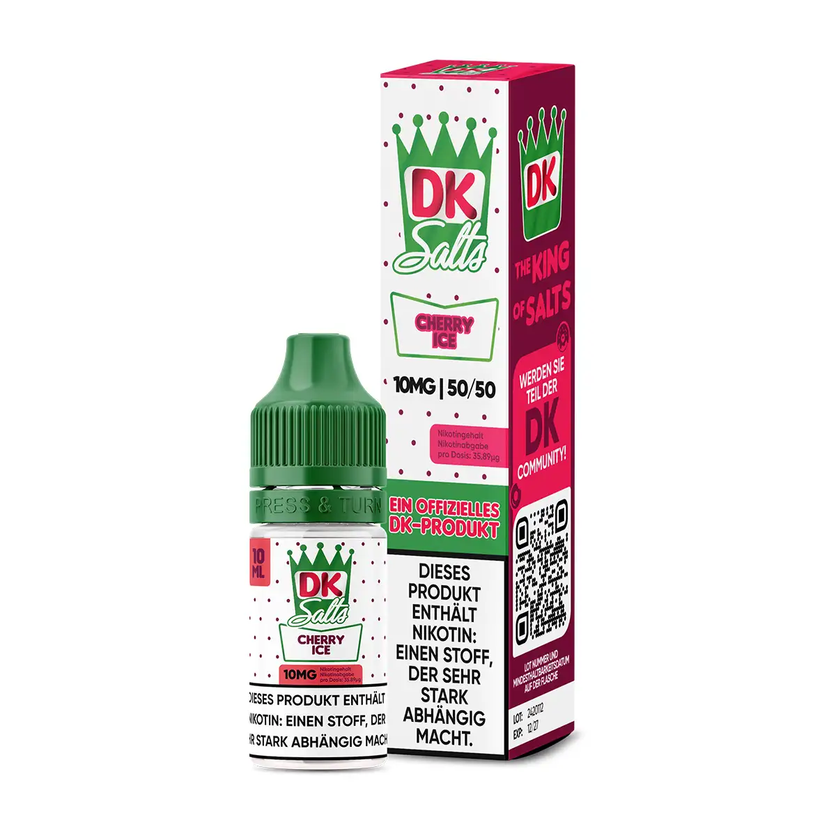 DK Salts - Cherry Ice - NicSalt - 10ml
