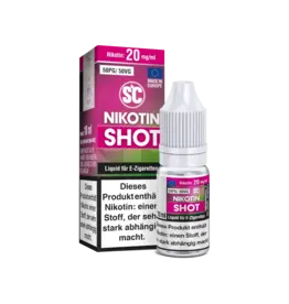 SC - 10ml Nikotin Shot 50PG/50VG